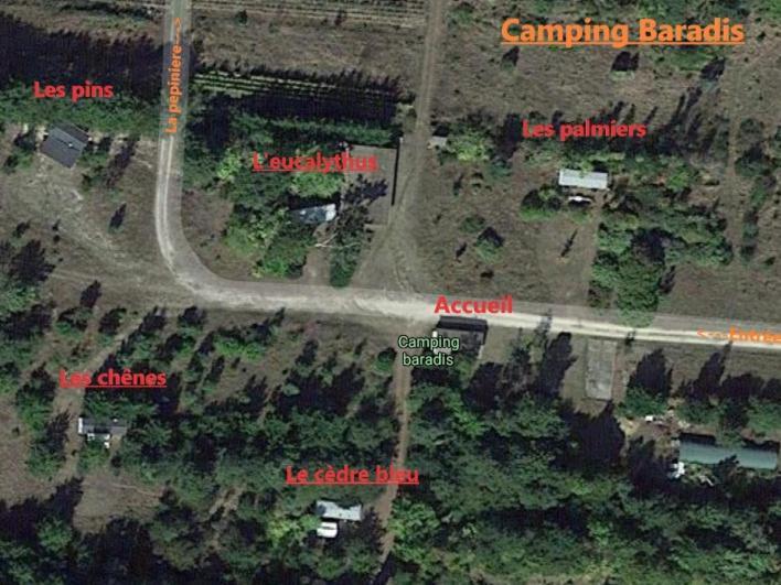 Camping Baradis Commensacq Exteriér fotografie